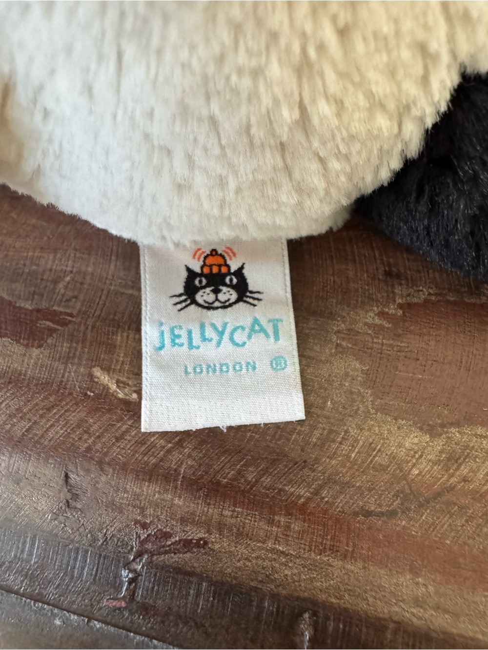 Jellycat Bashful Black & Cream Puppy Dog 9” plush toy stuffed‎ animal baby kids - Picture 7 of 7